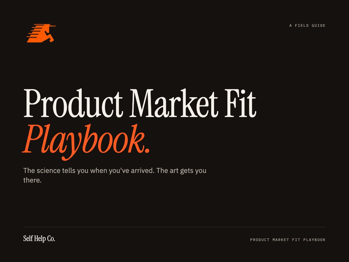 Product Market Fit Playbook cover